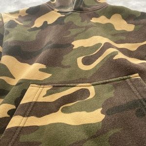Boys camo hoody